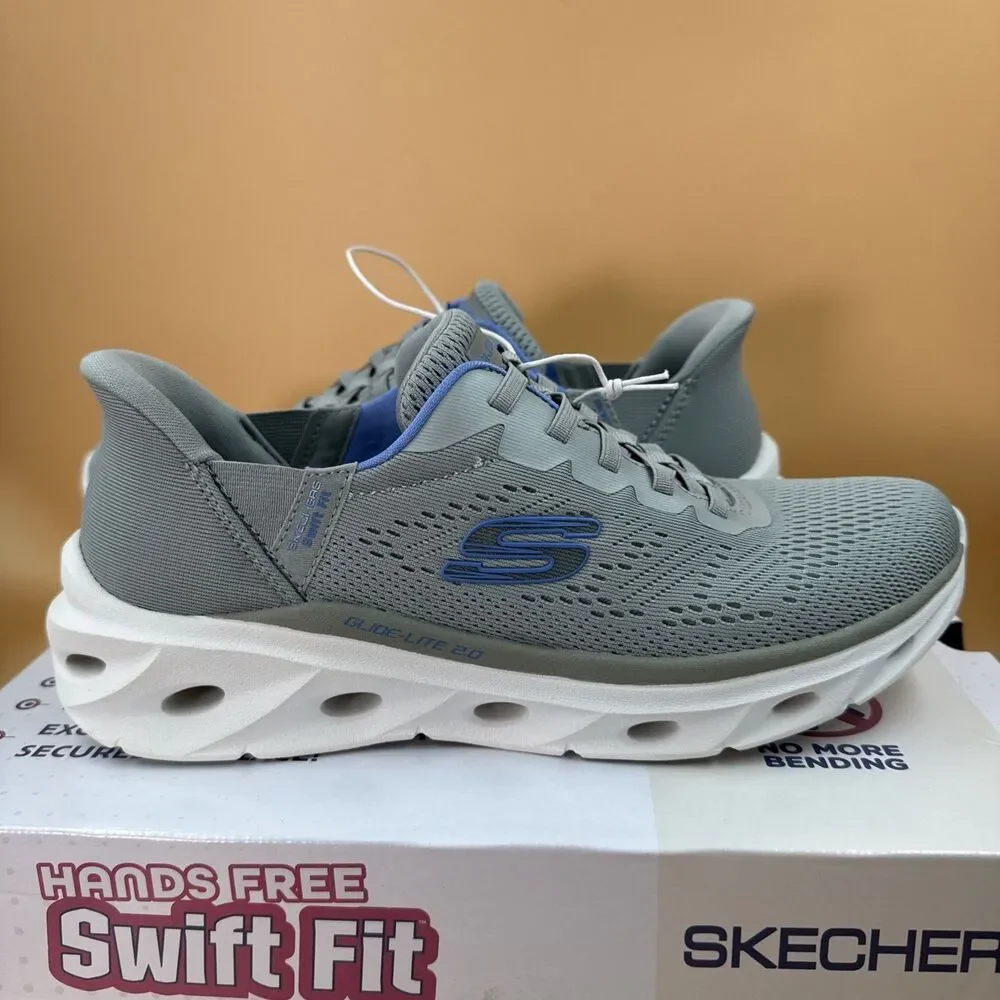NEW SKECHERS SWIFT FIT HANDS FREE ATHLETIC SNEAKERS SHOES WOMENS 8 Gray